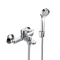 Смеситель для ванны Tokito Konan хром однорычажный с коротким изливом с лейкой (TOK-KON-1014)