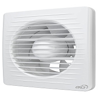 Вентилятор осевой Era 5 с антимоскитной сеткой 175х175 мм d125 мм белый