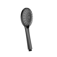 Лейка для душа Milardo Ideal Spa d110 мм 5 режимов без шланга пластик черная матовая (ILS5FBRM18)
