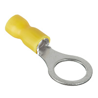 Наконечник кольцевой изолированный КВТ НКИ d10 мм 2,5-6 кв. мм (10 шт.)