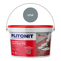 Затирка эпоксидная Plitonit Colorit EasyFill серая 1 кг