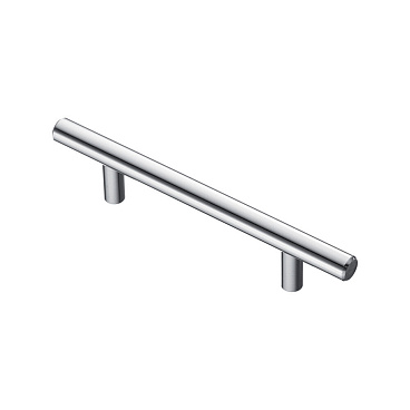 Ручка-рейлинг мебельная Kerron Metallic d10 мм металлическая хром (R-3010-96)