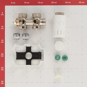Узел нижнего подключения Simplex Design 1/2 НР(ш) х 3/4 EK для радиатора (F12060/F12160(21210004))
