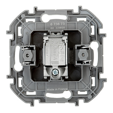 Розетка телевизионная Legrand Inspiria встраиваемая антрацит (673873)