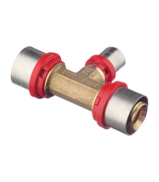 Тройник Tiemme 26(пресс) х 16(пресс) х 26(пресс)