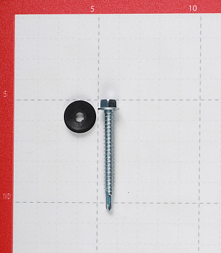 Саморезы кровельные с буром 51х5,5 мм металл-металл оцинкованные (180 шт.)