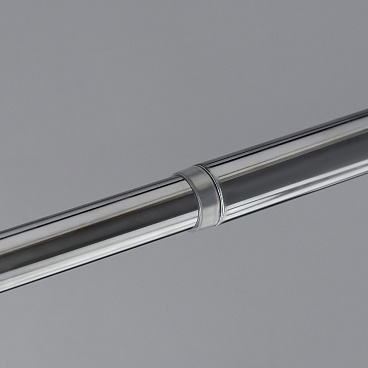 Карниз для ванной 105-190 см телескопический прямой сталь хром