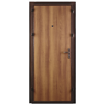 Дверь входная Промет Спец Про правая медный антик - итальянский орех 960х2050 мм