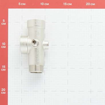 Соединитель для насоса Valtec 1 НР(ш) х 1 ВР(г) х 1 ВР(г) х 1/4 НР(ш) х1/4 ВР(г) пятиходовой (VTr.600.N.06110)