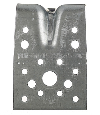 Уголок крепежный усиленный оцинкованный 90х90х65х2.5 мм