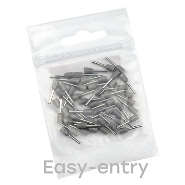 Наконечник штыревой втулочный изолированный EKF PROxima НШВИ 8 мм х 0,75 кв. мм (50 шт.)