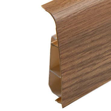 Плинтус ПВХ напольный Salag Lima 72 мм дуб аргос 2500 мм