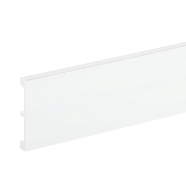 Плинтус экополимер Cosca 99х15х2000 мм белый (PX049)