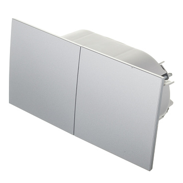 Розетка Systeme Electric AtlasDesign встраиваемая алюминий со шторками со сдвижными крышками (ATN000328)