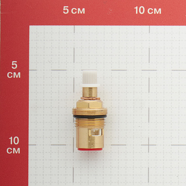 Кран-букса Lemark с керамическими прокладками 1/2х20 мм горячая вода (LM8501R-BL)