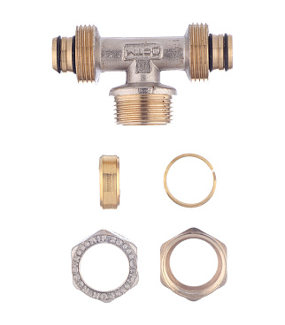 Тройник 20 обж(ц) х 3/4 НР(ш) х 20 обж(ц)