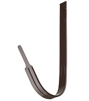 Кронштейн желоба Grand Line металлический d125 мм 210 мм коричневый RAL 8017