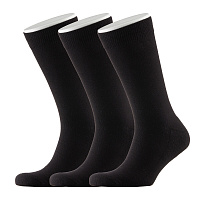 Носки мужские Hesler кардная пряжа 41-43 черные (3 пары)