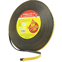 Лента уплотнительная Огнеза ЛТУ негорючая каучуковая 2х10 мм 25 м