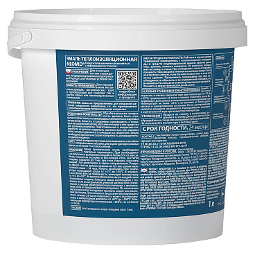 Эмаль теплоизоляционная Neomid белая 1 л