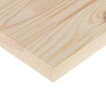 Щит мебельный хвоя 1200х600х18 мм сорт АВ клееный