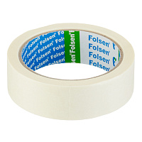 Лента малярная Folsen для деликатных поверхностей белая 30 мм 25 м (0272530)