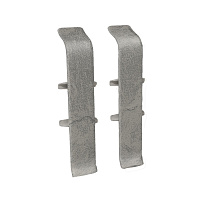 Соединитель Идеал Деконика 70 мм лофт светло-серый Г-профиль (2 шт.)