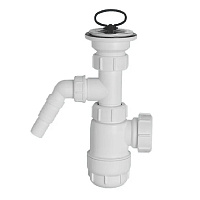 Сифон для раковины McAlpine 1 1/4х40 мм с выпуском d70 мм (MRW240WM)