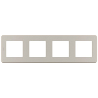 Рамка Legrand Inspiria четырехместная шампань (673968)