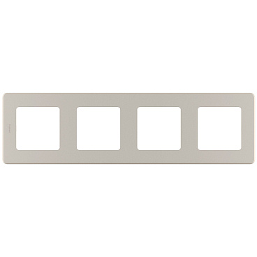 Рамка Legrand Inspiria четырехместная шампань (673968)