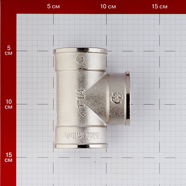Тройник Stout 1 1/4 ВР(г) х 1 1/4 ВР(г) х 1 1/4 ВР(г) латунный (SFT-0020-000114)