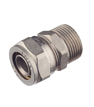 Соединитель прямой VALTEC (VTm.301.N.002005) 20 обж(ц) х 3/4 НР(ш)