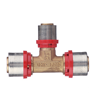 Тройник Tiemme 26(пресс) х 20(пресс) х 26(пресс)