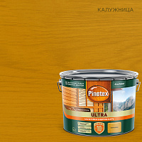 Антисептик Pinotex Ultra декоративный для дерева калужница 9 л