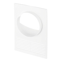 Площадка торцевая Era с решеткой и фланцем d125 мм пластиковая 180х250 мм