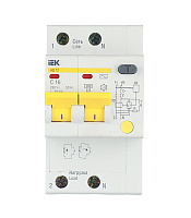 Автомат дифференциальный IEK Karat АД-12 16А 1P+N тип AC 30 мА 4,5 кА (MAD10-2-016-C-030)