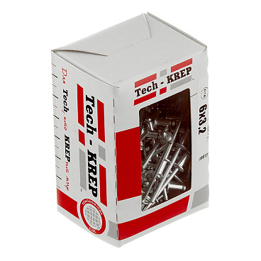 Заклепка вытяжная 3,2x6 мм алюминий/сталь (100 шт.)