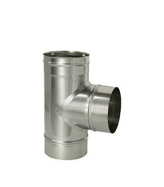 Тройник Дымок 90° х d150 мм без изоляции AISI 439