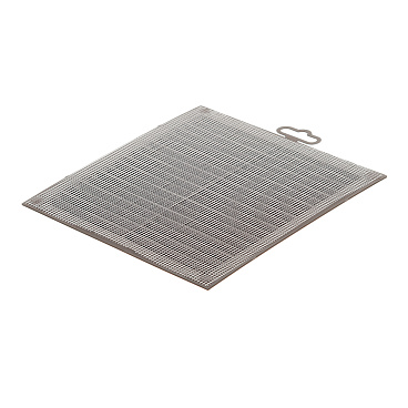 Решетка вентиляционная пластиковая приточно-вытяжная Era С 194х194 мм с сеткой коричневая