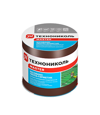 Лента гидроизоляционная Nicoband коричневая 3 м х 10 см