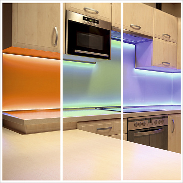 Лента светодиодная SMD 5050 RGB свет 12 В 14,4 Вт/м 5 м IP65 Apeyron (000012)