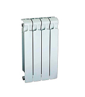 Радиатор биметаллический Rifar Monolit 500 мм 4 секции 3/4 боковое подключение белый