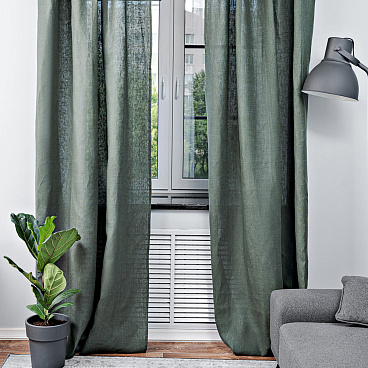 Штора лен тимьян 145х300 см Rusby Лен (ТТ-00259516)