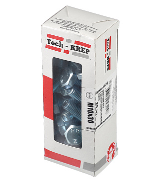 Болт оцинкованный M10x30 мм DIN 933 (20 шт.)