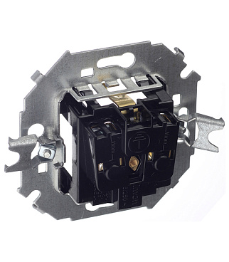 Розетка Simon 15 встраиваемая графит (1591431-038)