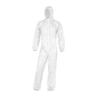 Комбинезон защитный одноразовый PO106 52-54 рост 180-188 см белый