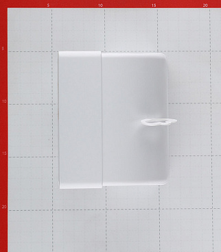 Колено вертикальное пластиковое для плоских воздуховодов 60х120 мм 90°