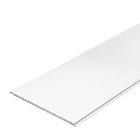 Панель ПВХ 250х3000х9 мм Stella бесшовная матовая белая 0,75 кв.м