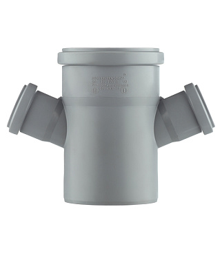 Крестовина Ostendorf HTDA d110х50х50 мм 67° пластиковая одноплоскостная для внутренней канализации (115910)