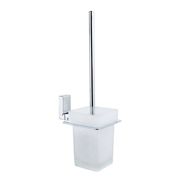 Ершик для унитаза Haiba HB8810 подвесной стекло/металл хром (551055)